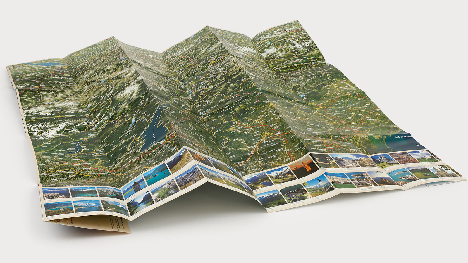 3D Panorama- & Straßenkarte - Athesia-Tappeiner Verlag 